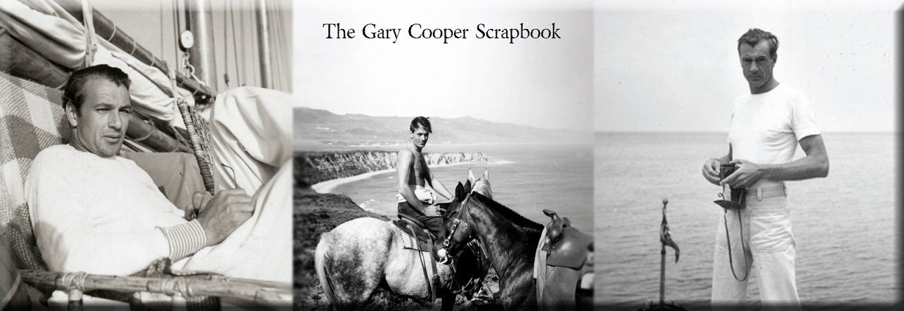 Gary Cooper Scrapbook